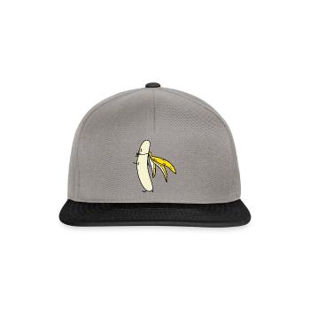 Banana Hero (a) - Snapback Cap - graphite/black - Front