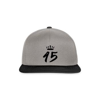45 Number crown - Snapback Cap - graphite/black - Front