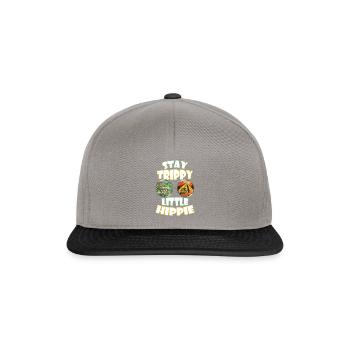 Trippies Little Hippy - Snapback Cap - Graphit/Schwarz - Vorne