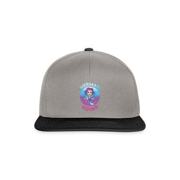 Sea Maid Squad - Snapback Cap - Graphit/Schwarz - Vorne