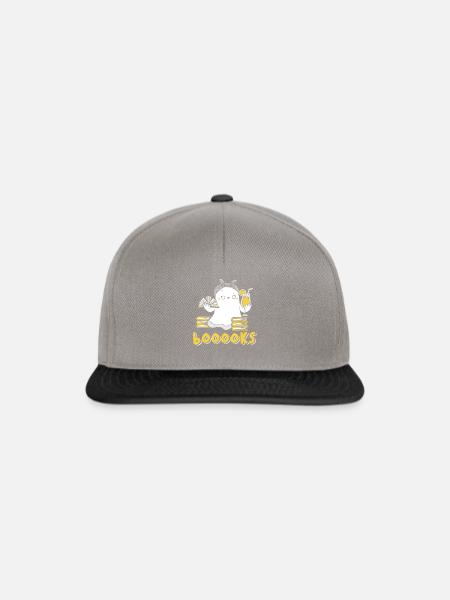 Boooks Halloween Reading Books - Snapback Cap - Graphit/Schwarz