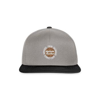 Dyslexic Teacher Supporter World Changer - Snapback Cap - Graphit/Schwarz - Vorne