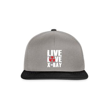 Love X-ray - Snapback Cap - Graphit/Schwarz - Vorne