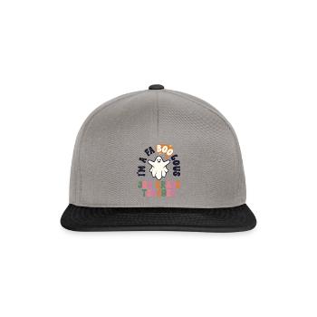 Teacher Halloween Retro 3rd Grade Vintage Third - Snapback Cap - graphite/black - Front