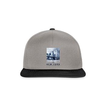 New York City Statue of Liberty USA Souvenir NYC - Snapback Cap - graphite/black - Front