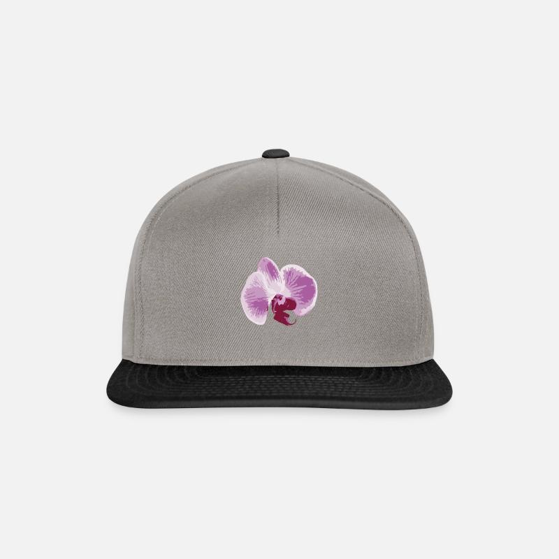 orchid - Snapback Cap - graphite/black