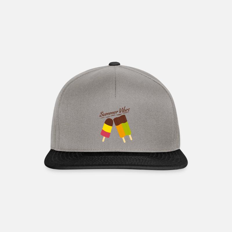 Summer Vibes - Snapback Cap - Graphit/Schwarz