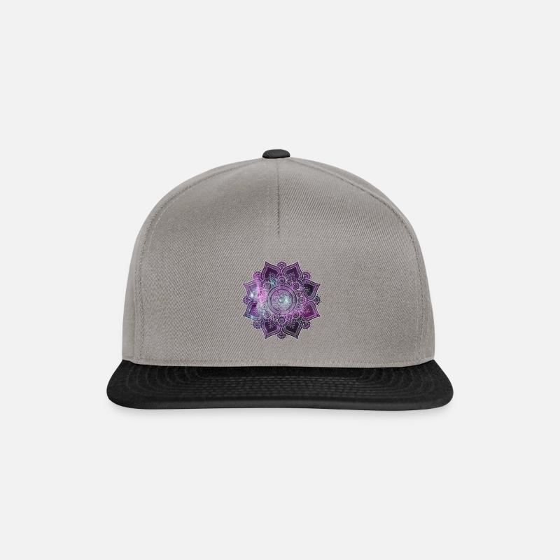 Mandala - Snapback Cap - Graphit/Schwarz