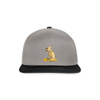 The yoga camel practices the yoga camel Ustrasana - Snapback Cap - graphite/black - Front
