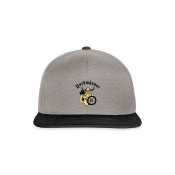 Vikings, cool , drôle - Casquette snapback - gris graphite/noir - Devant