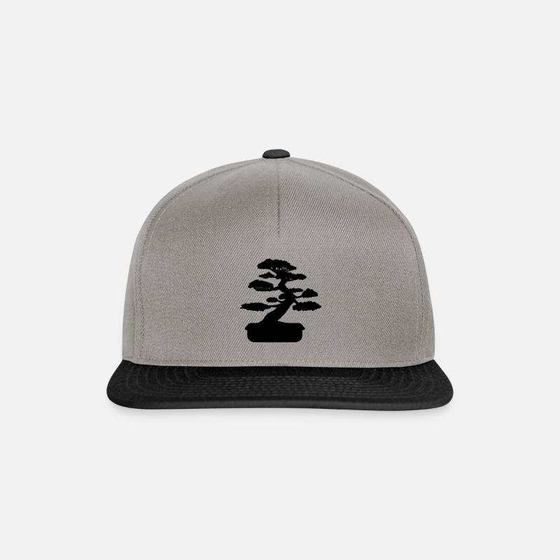 Bonsaï - Casquette snapback - gris graphite/noir