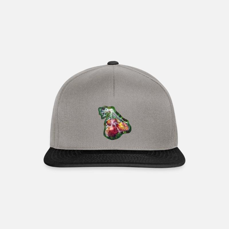 Picnic apples - Snapback Cap - graphite/black