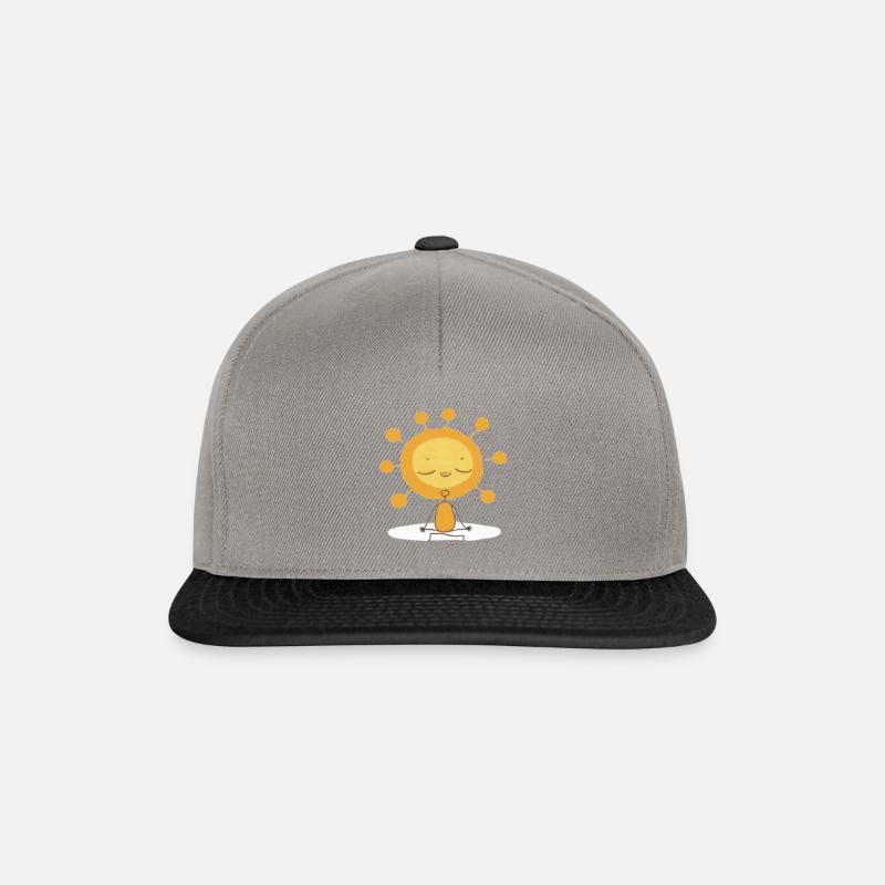 Sun meditation inner sun - Snapback Cap - graphite/black