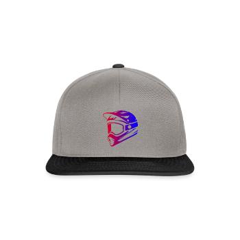 Downhill Helm - Snapback Cap - Graphit/Schwarz - Vorne