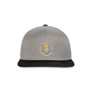 Moin Moin + Phare avec coeur - Casquette snapback - gris graphite/noir - Devant