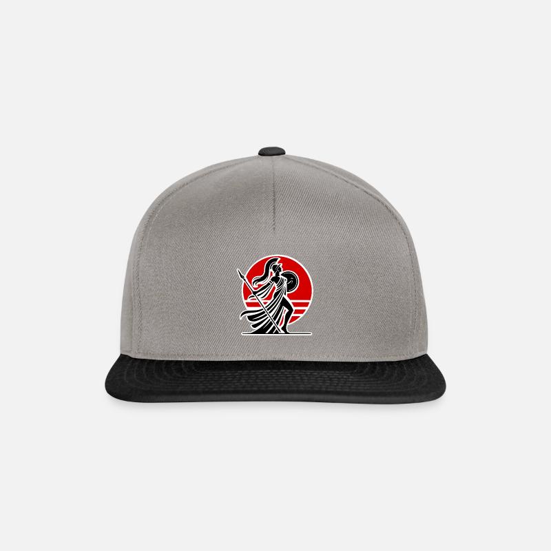 Silhouette Red Sun - Snapback Cap - graphite/black