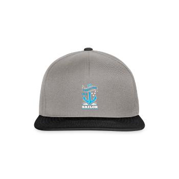 Croyez-moi, je suis un marin - Casquette snapback - gris graphite/noir - Devant
