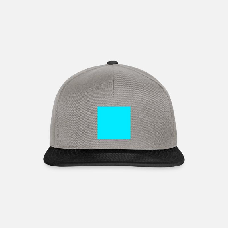 Türkiser Kasten - Snapback Cap - Graphit/Schwarz