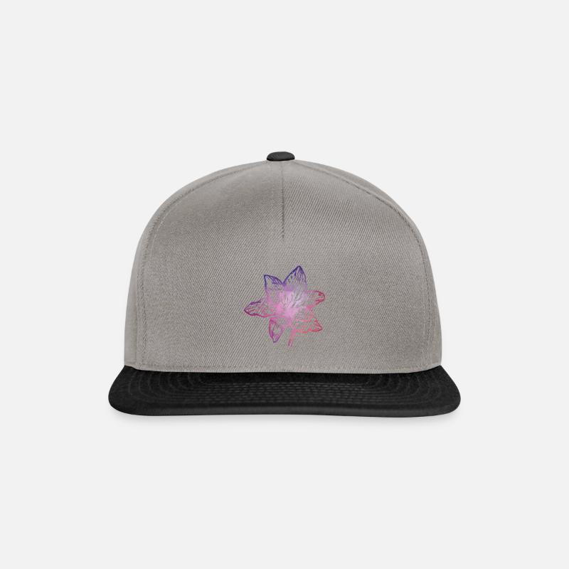 edelweiss - Casquette snapback - gris graphite/noir