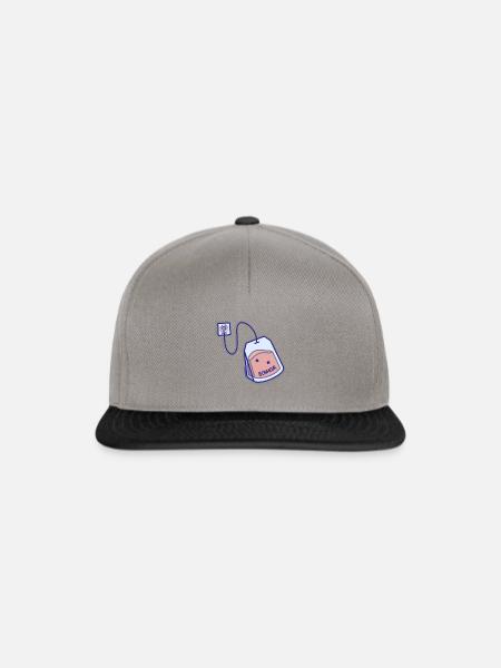 Bonheur Teebeutel - Snapback Cap - Graphit/Schwarz