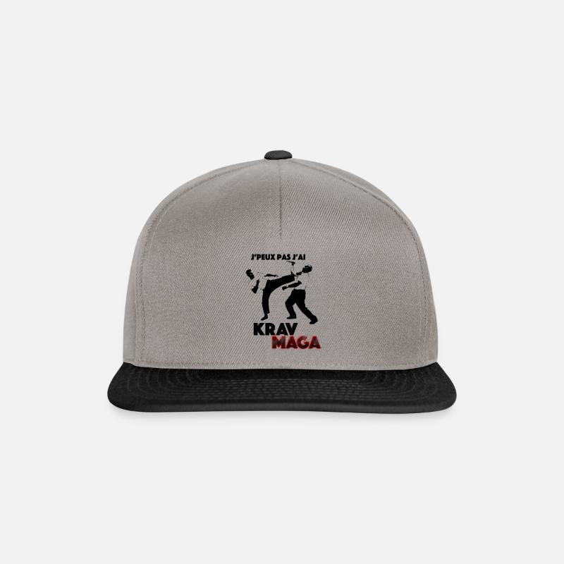 krav maga - Casquette snapback - gris graphite/noir