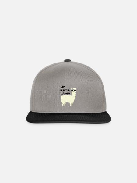 No Problama - Snapback Cap - Graphit/Schwarz