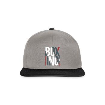 boxe - Casquette snapback - gris graphite/noir - Devant
