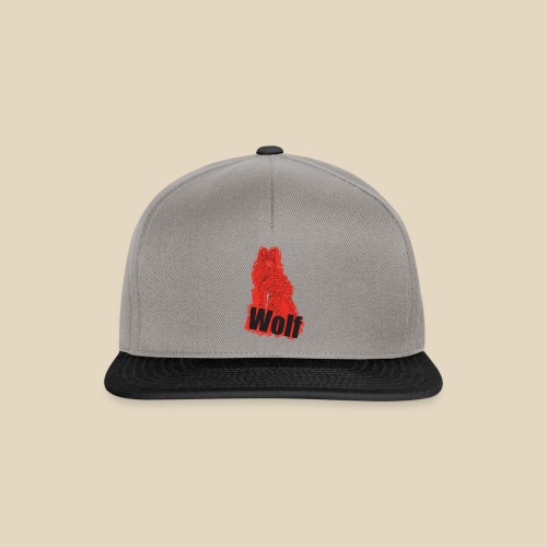 Red Wolf - Casquette snapback