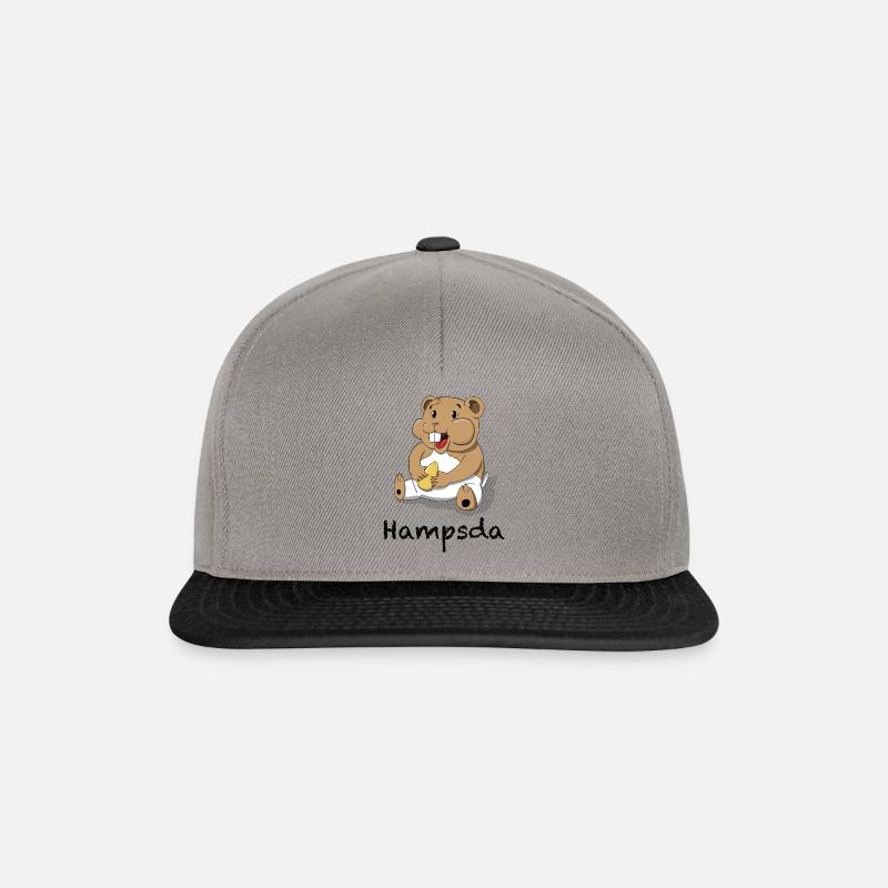 Hampsda - Snapback Cap - Graphit/Schwarz