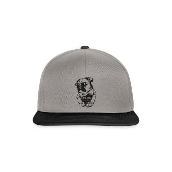 Cool Pug Dog - Snapback Cap - graphite/black - Front