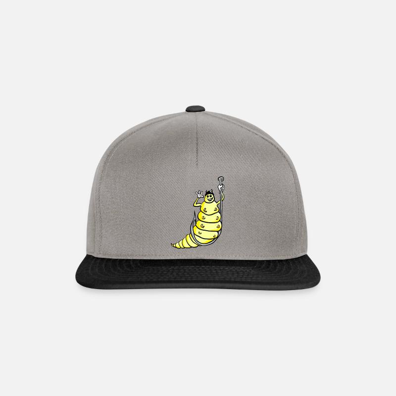 Bee maggot - Snapback Cap - graphite/black