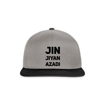 Frau Leben Freiheit Iran - Snapback Cap - Graphit/Schwarz - Vorne