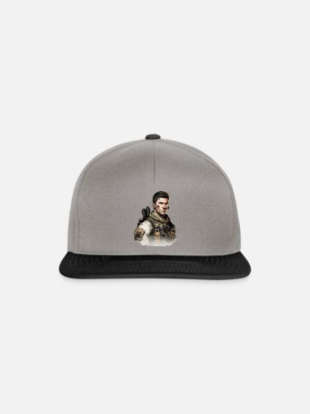 Secial Forces 2 Geschenk - Snapback Cap - Graphit/Schwarz