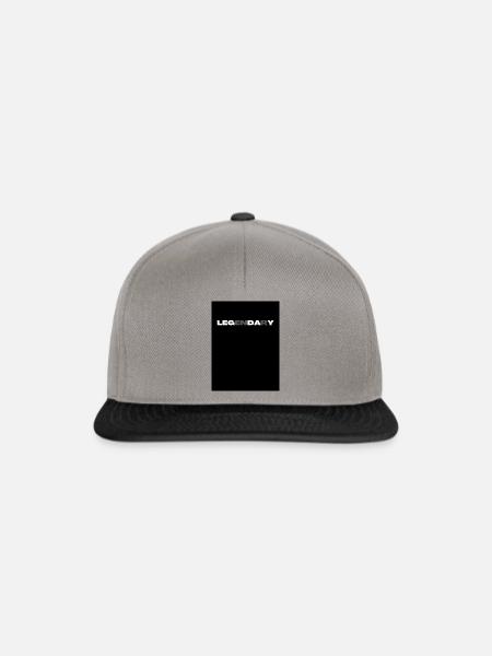 Legendär - Snapback Cap - Graphit/Schwarz