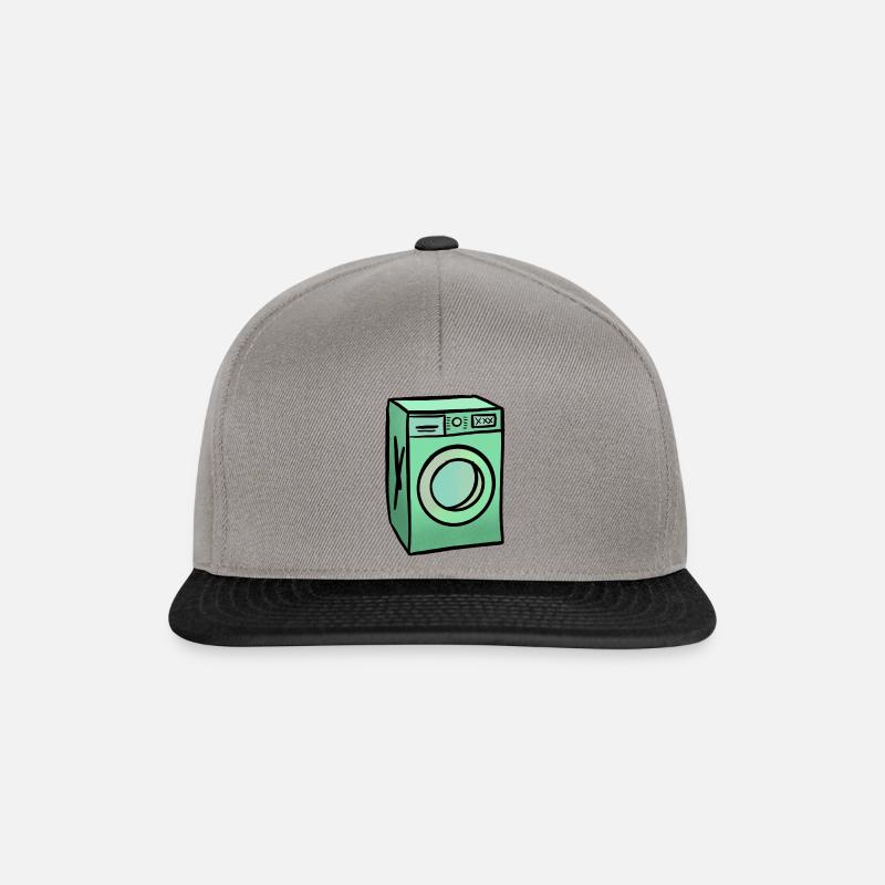 Machine à laver - Casquette snapback - gris graphite/noir