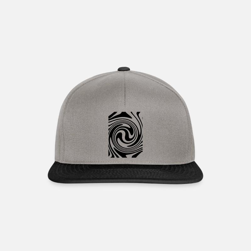 Swirl - Snapback Cap - Graphit/Schwarz