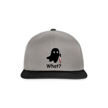 Killer Ghost Ghost Halloween What? - Snapback Cap - graphite/black - Front