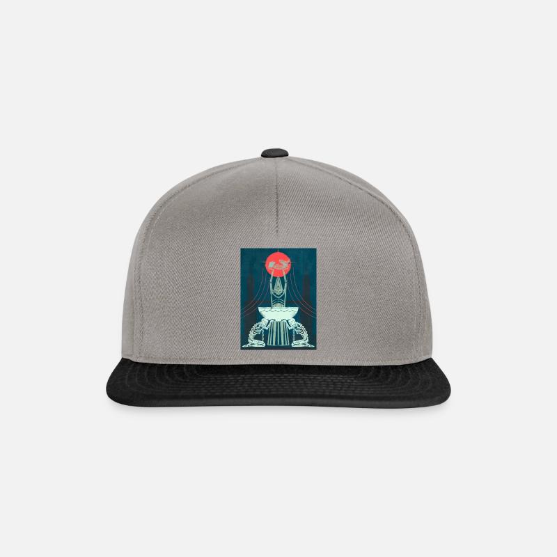 Cyber baptism - Snapback Cap - graphite/black