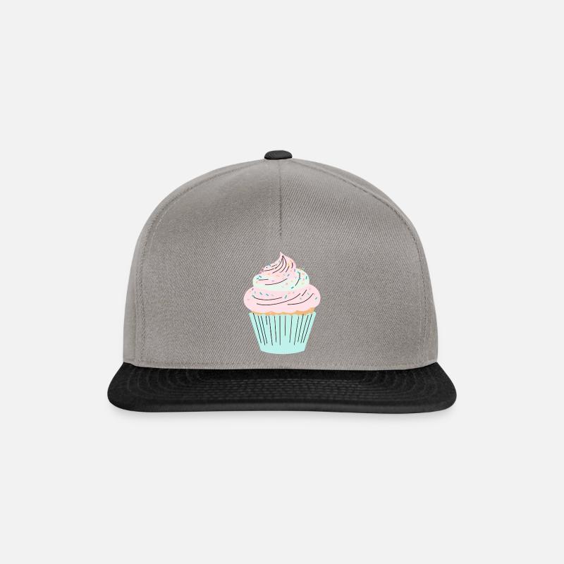 Cupcake - Snapback Cap - Graphit/Schwarz