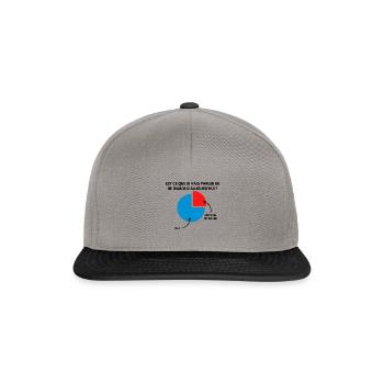 Cadeau humour diabolo cirque passion drôle - Casquette snapback - gris graphite/noir - Devant
