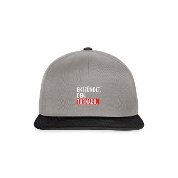 Tornado entzünden Mallorca Bier - Snapback Cap - Graphit/Schwarz - Vorne