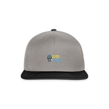 Lausbua Lausbub Lederhosen Trachten - Snapback Cap - Graphit/Schwarz - Vorne