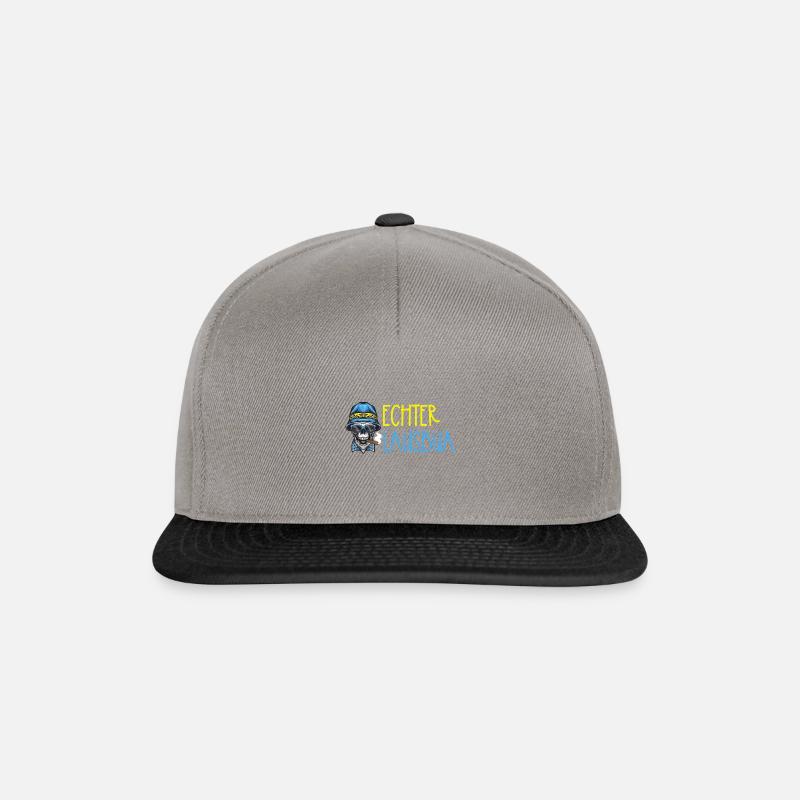 Lausbua Lausbub Lederhosen Trachten - Snapback Cap - Graphit/Schwarz