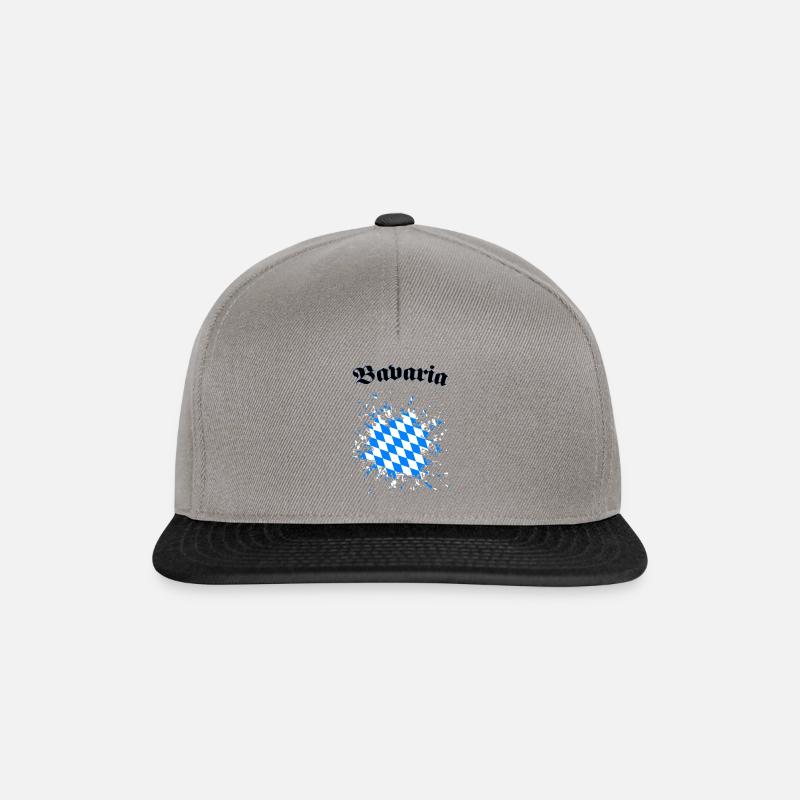 Bayern Bavaria - Snapback Cap - Graphit/Schwarz