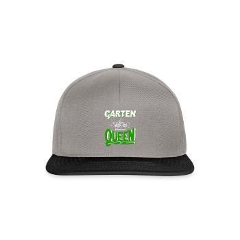 Gärtner Gartenfreunde Hobbygärtner Gartenarbeit - Snapback Cap - Graphit/Schwarz - Vorne