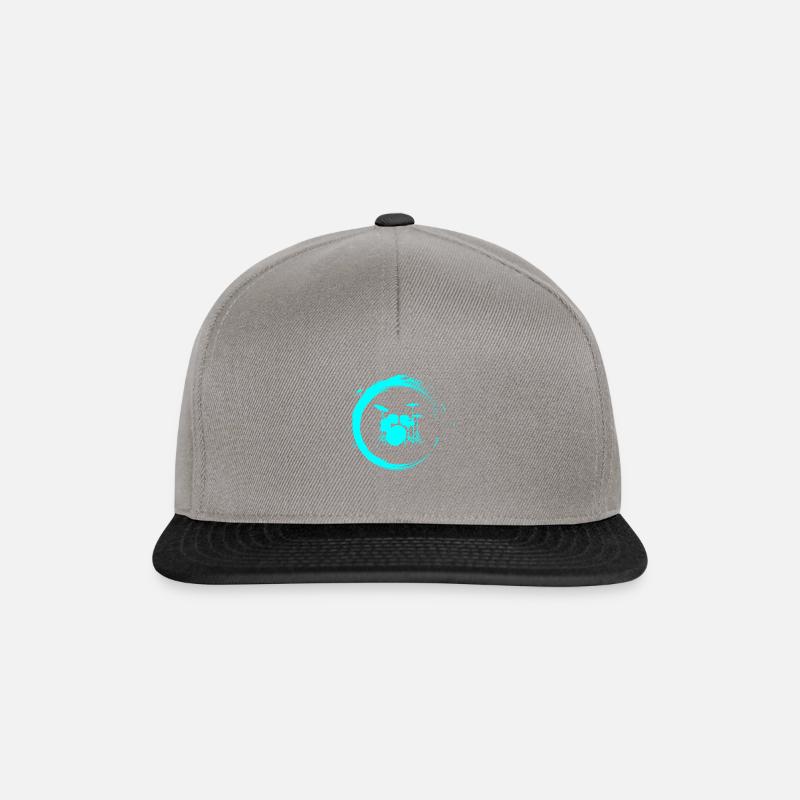 Schlagzeug - Snapback Cap - Graphit/Schwarz