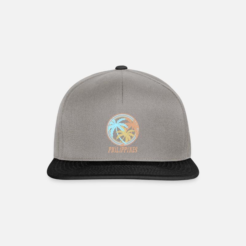 Philippinen - Snapback Cap - Graphit/Schwarz