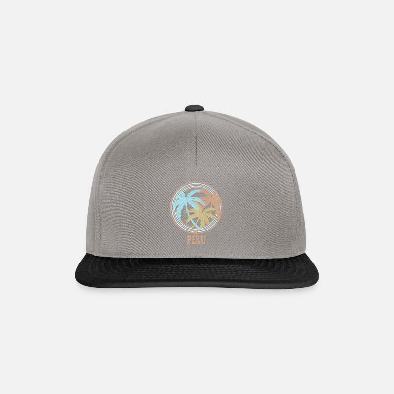 Peru - Snapback Cap - Graphit/Schwarz