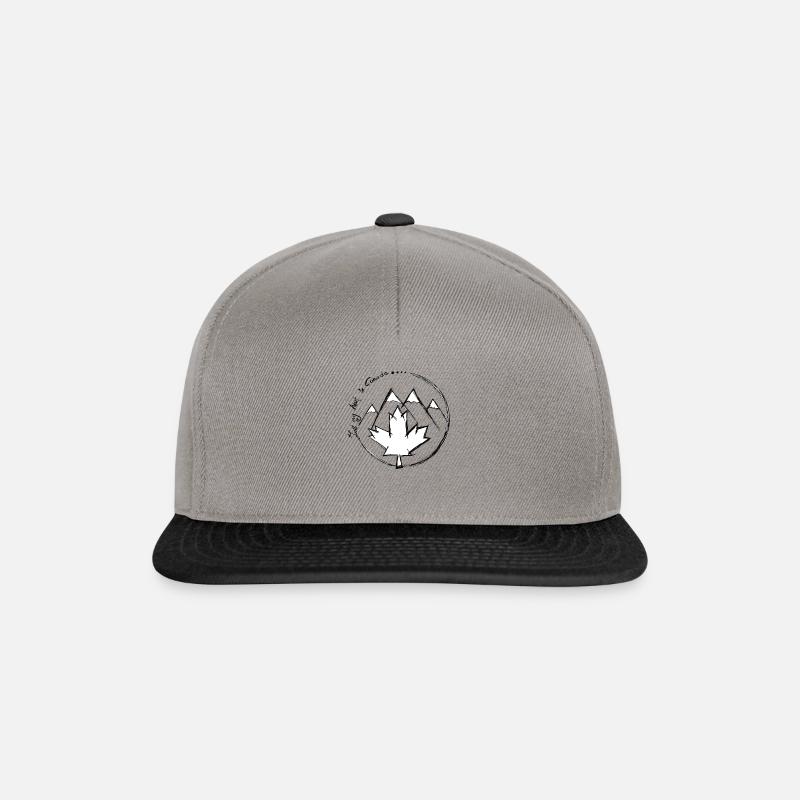 Canada - Casquette snapback - gris graphite/noir