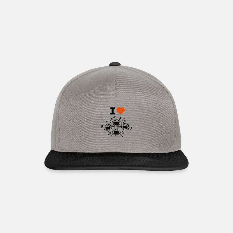 I love choir - Snapback Cap - graphite/black
